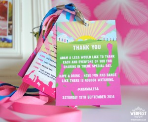 festival wedding lanyards