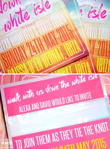 ibiza travel wedding invites