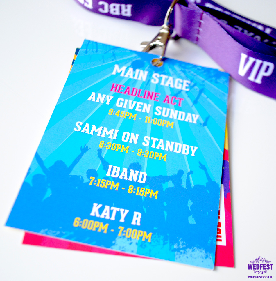 corporate festival lanyard programme