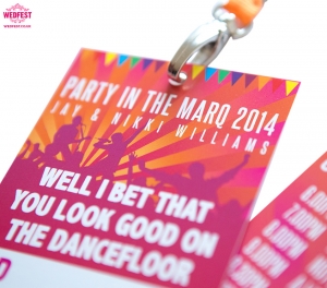 festival party lanyard cards