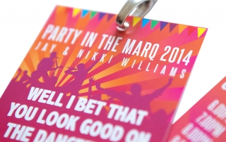 festival party lanyard cards