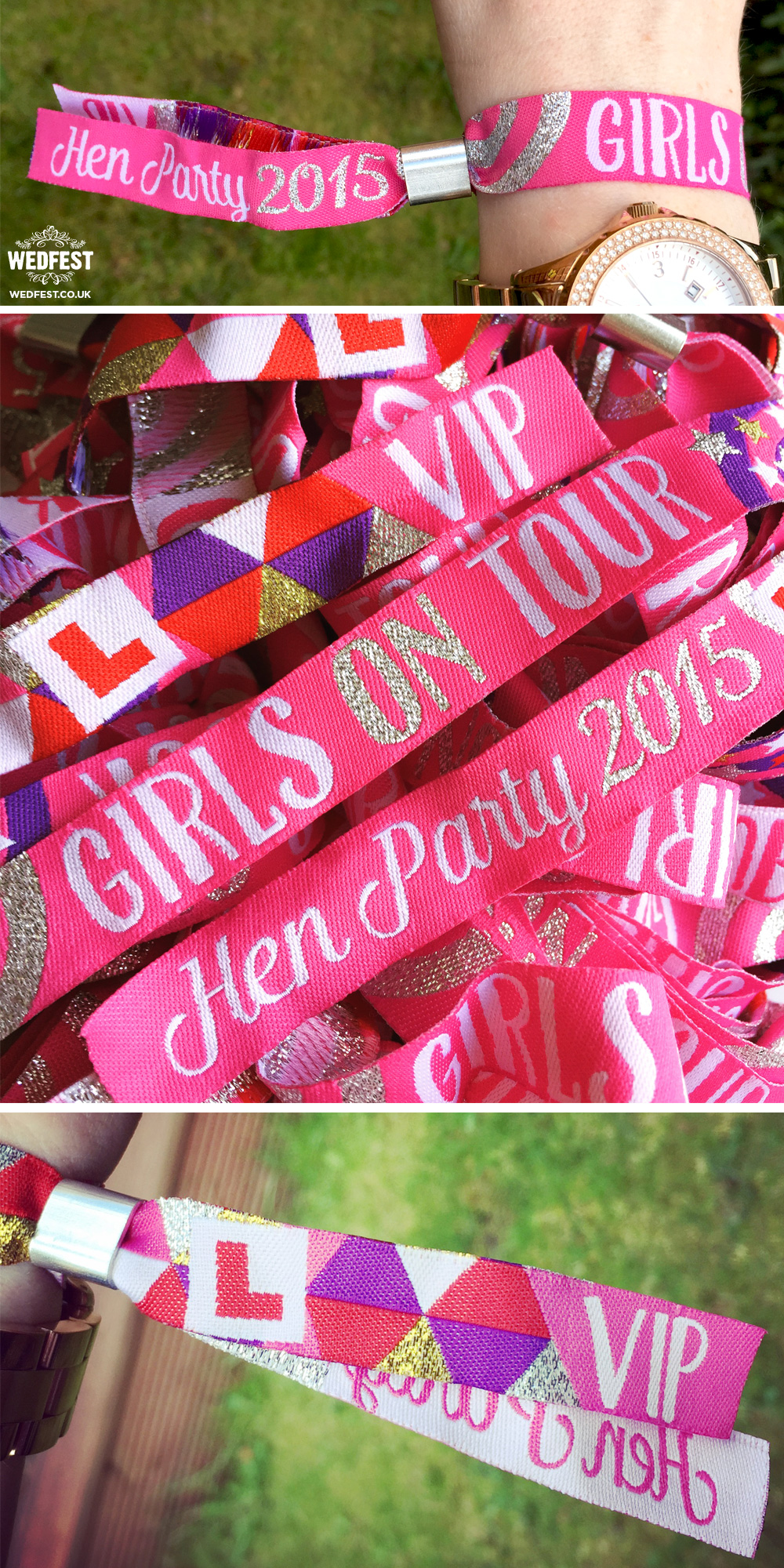 Hen Party Weekend - Girls on Tour Wristbands