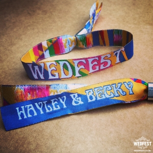 wedding festival wristbands