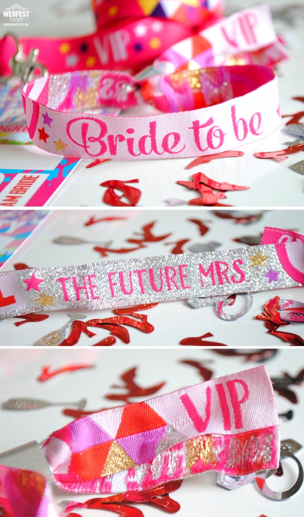 Hen Party Wristbands & Bachelorette Party Wristbands WEDFEST