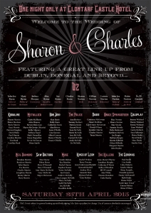 elegant wedding seating plan
