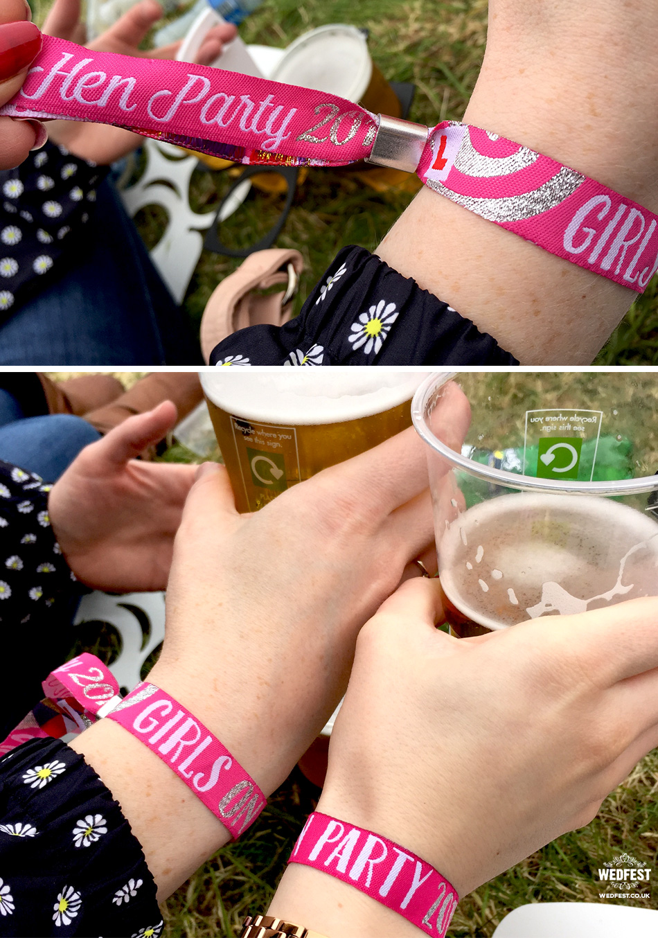 festival hen party wristbands