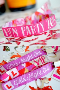 girls night out vip hen party wristband