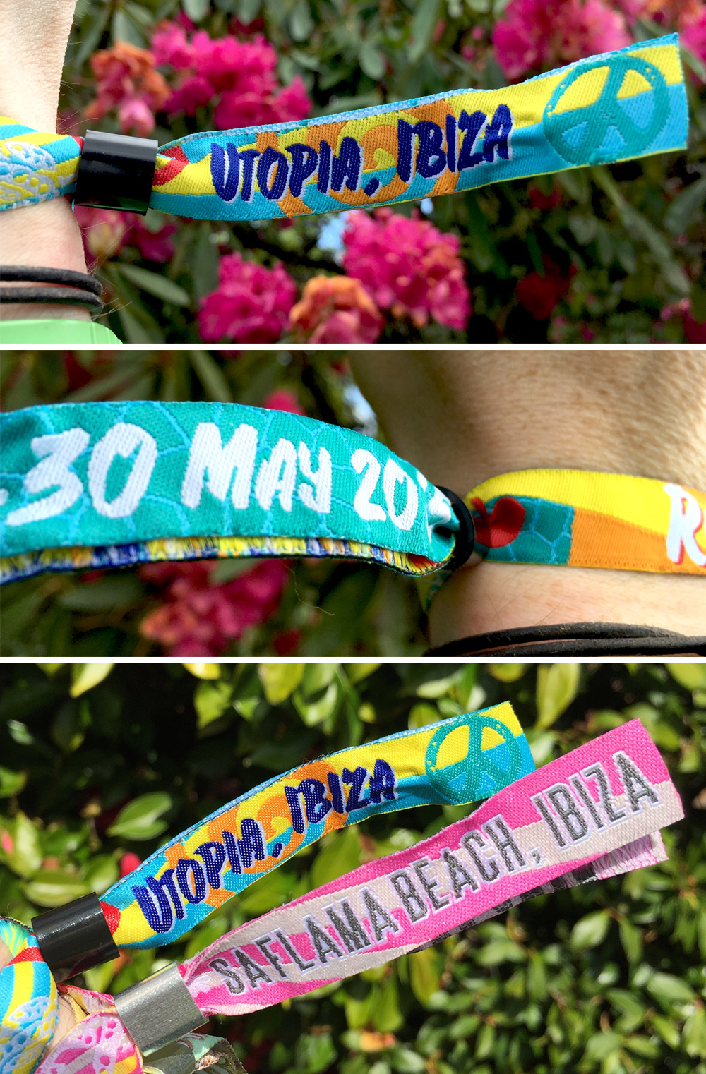 ibiza wristbands wedding