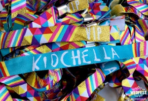 kidchella birthday party wristbands