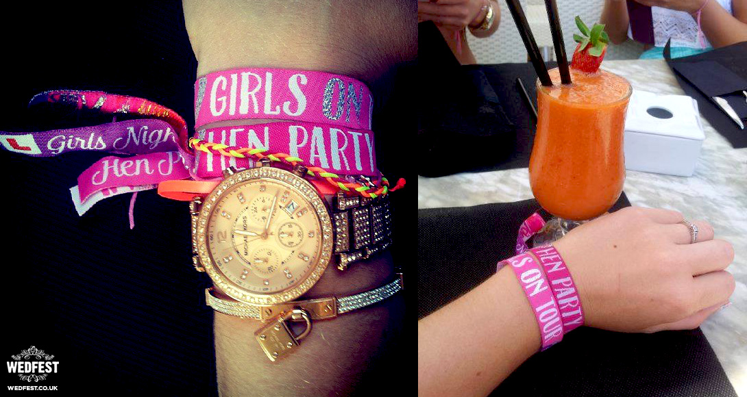 hen doo wristbands