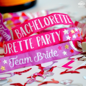 team bride bachelorette party wristbands