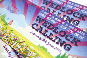 wedlock calling wedding invite