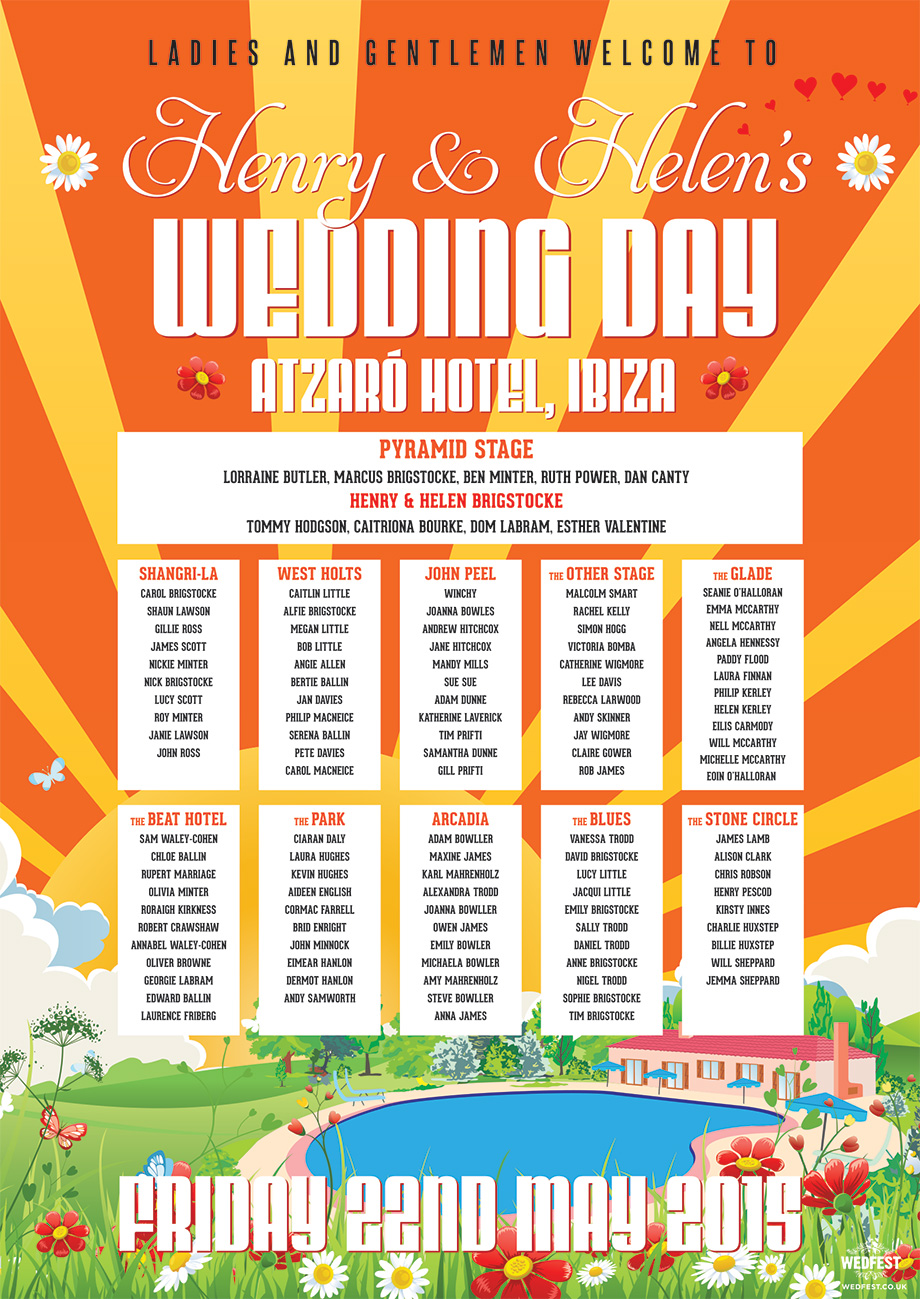 ibiza wedding seating plan