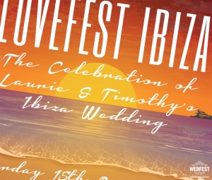 Ibiza wedding invite