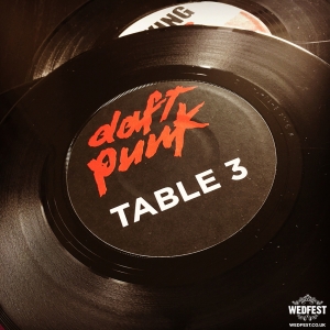 vinyl record wedding table names