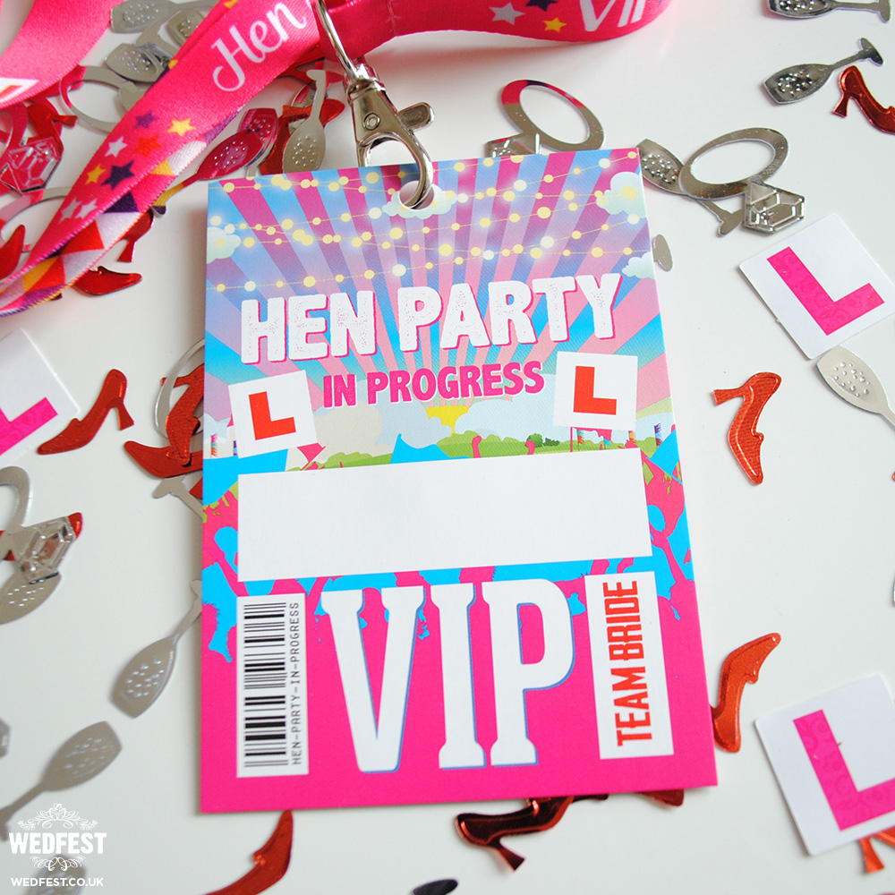 Hen Party VIP Lanyards