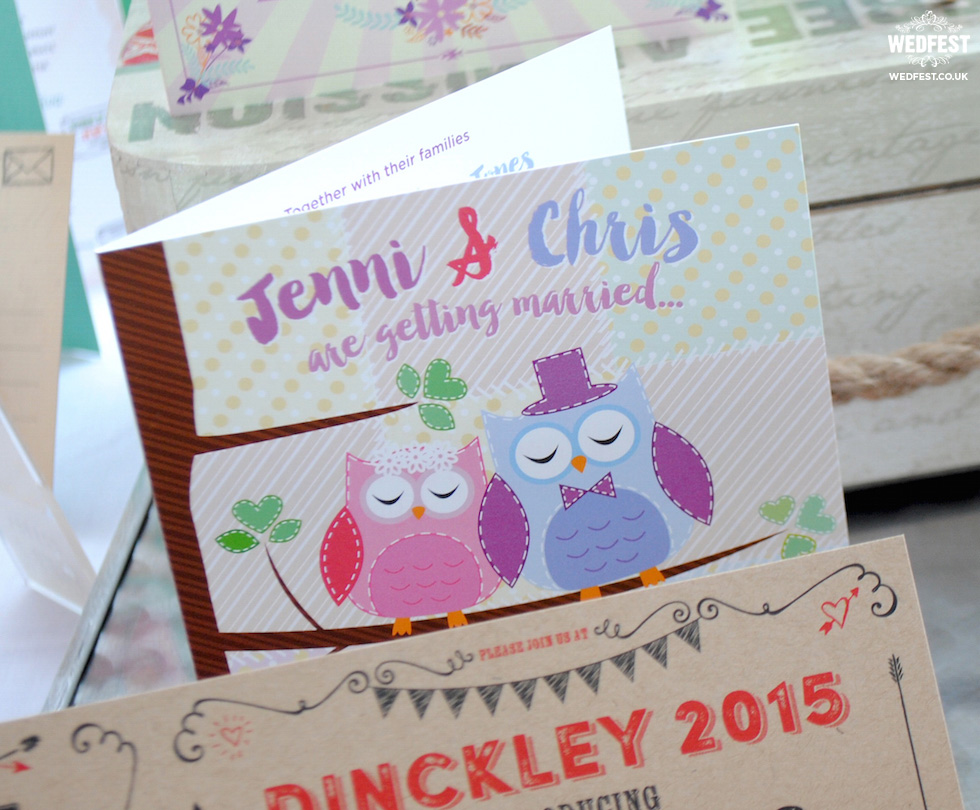 owls wedding invites