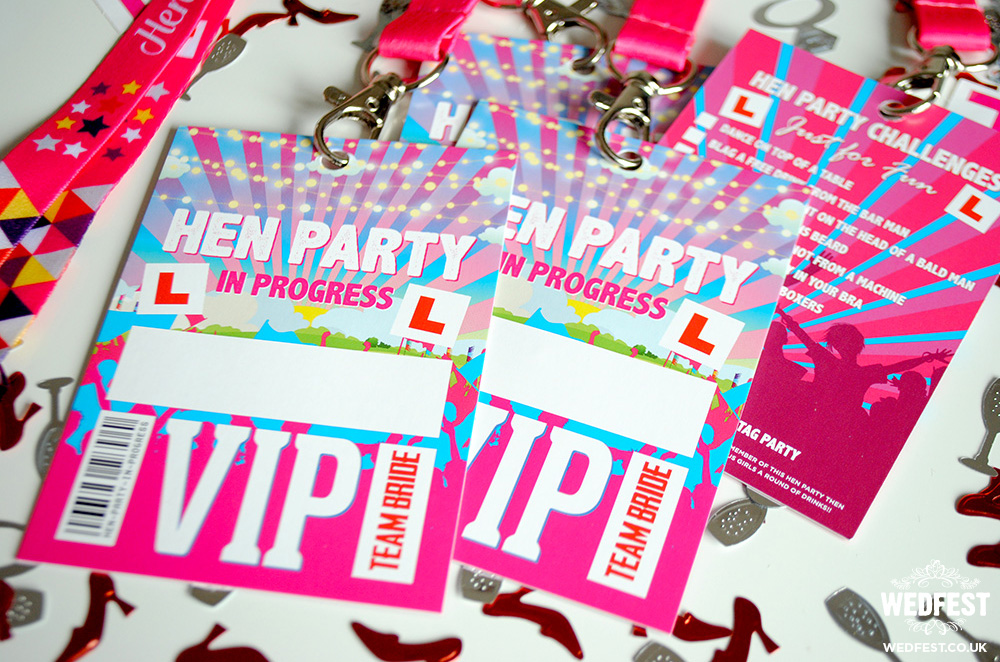 VIP Hen Party Lanyards