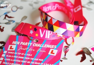 vip hen weekend challenge lanyards