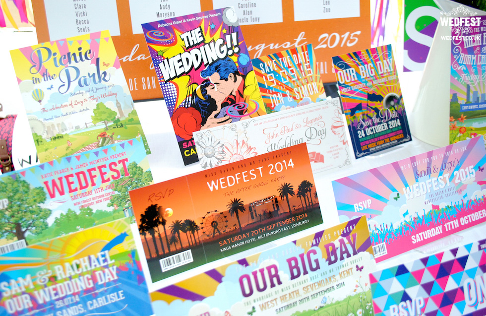 wedfest festival wedding invites