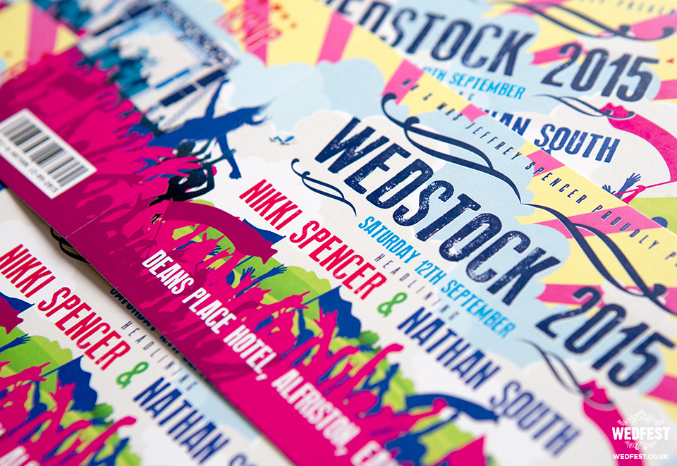 wedstock wedding invite