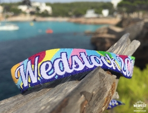 wedstock wedding wristband