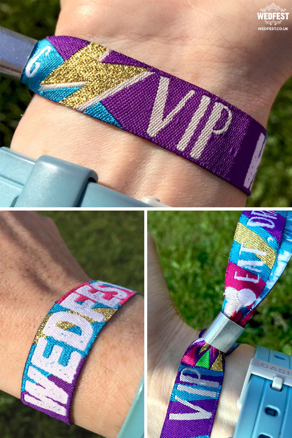 wedstock wedding wristbands