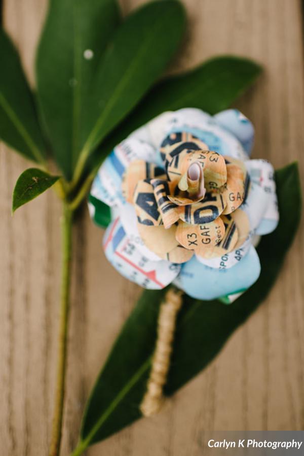 festival wedding paper flowers