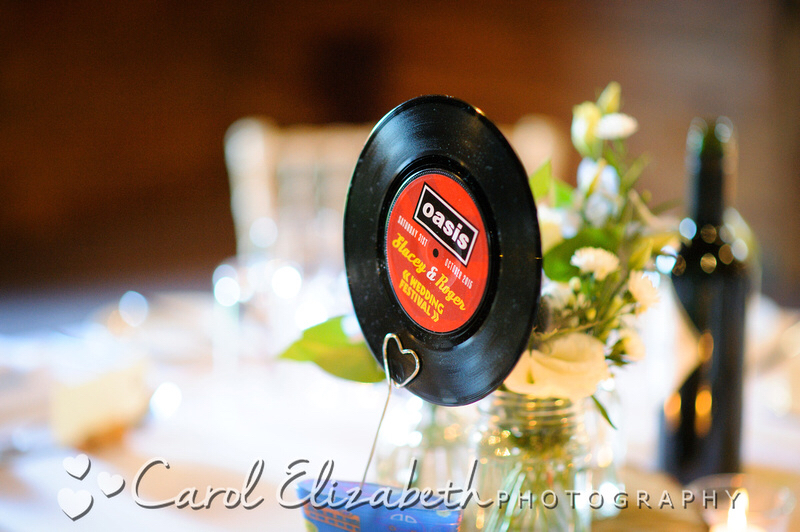 oasis vinyl record wedding