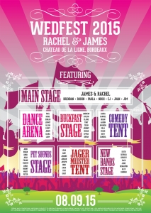 Wedfest Festival Tents & Stages Wedding Seating Plan