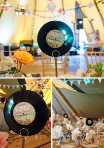 wedfest vinyl record table names