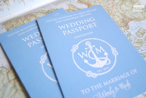 passport wedding invitations