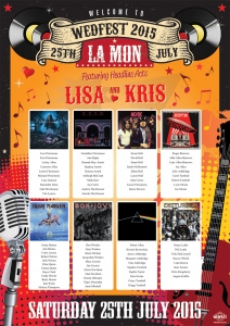 rock n roll wedding table plan