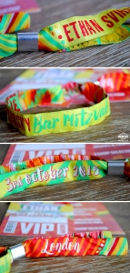 bat bar mitzvah wristbands