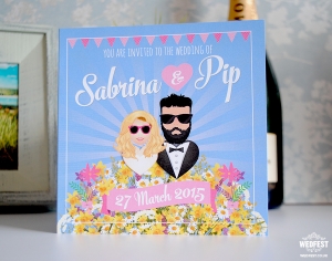 bespoke wedding invitation