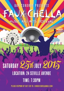 Faxuchella Themed Party Invite