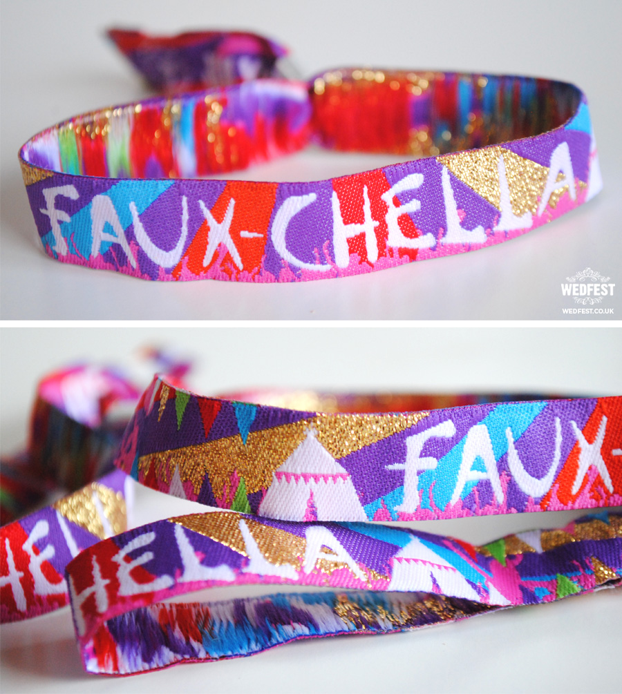 fauxchella festival party wristbands