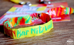 personalized bar mitzvah wristbands favours