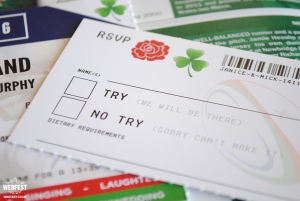 rugby themed wedding invitation | WEDFEST - Festival ...