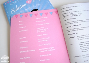 unique wedding mass books