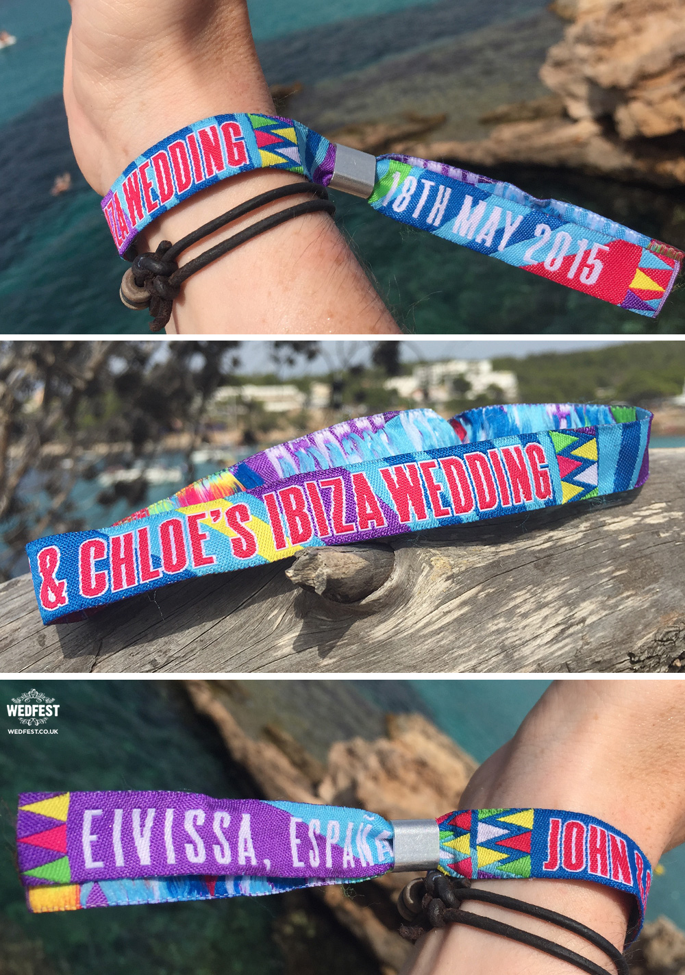 Ibiza Wedding Wristbands