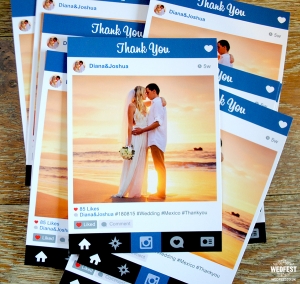 instagram wedding thank you