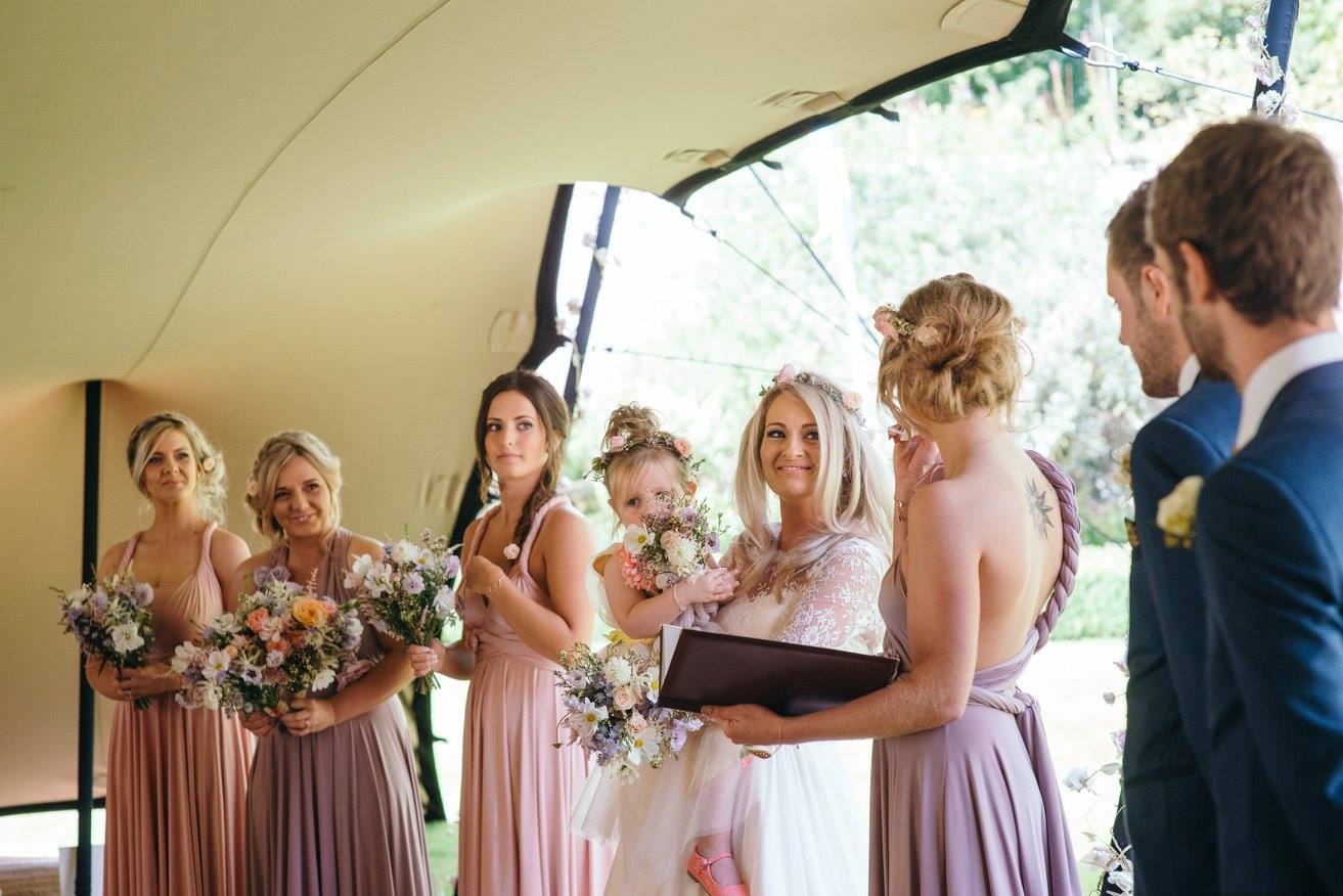 Wedfest Wedding Ceremony in Tipi