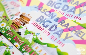 our big day festival wedding stationery