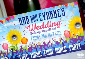 galway bay hotel wedding invite