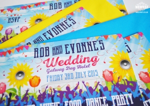 rob evonnes festival wedding galway ireland