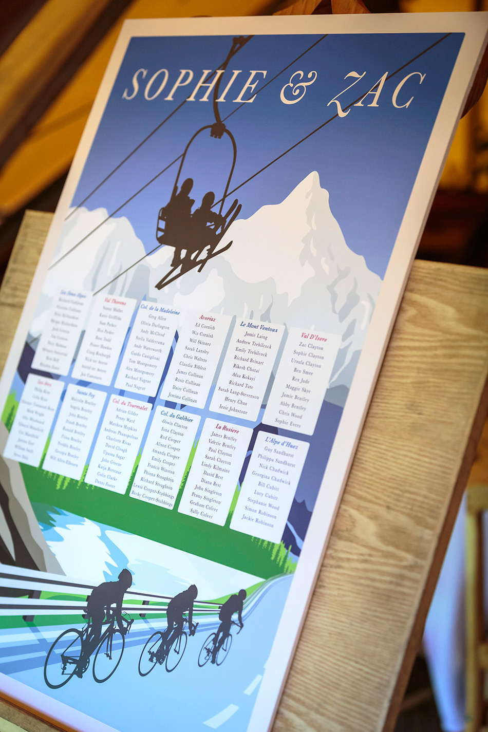 wedfest A1 mounted wedding table plan