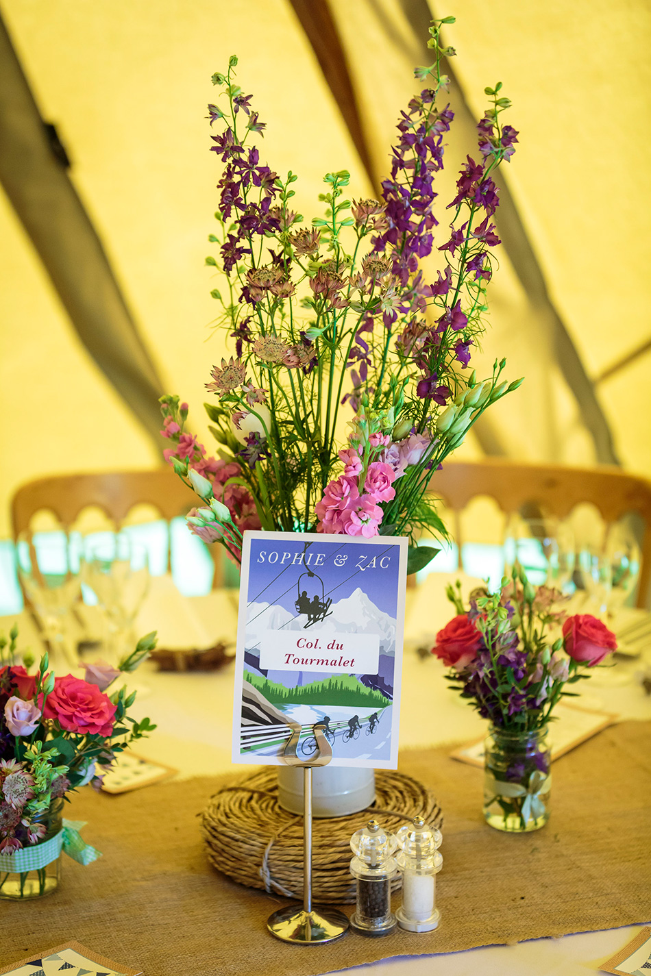 wedding table name cards