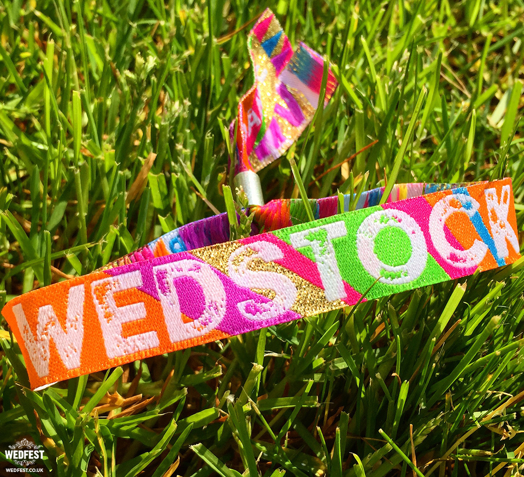 wedstock wedding wristbands
