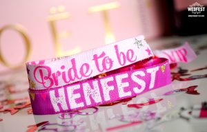 bride to be hen doo wristband